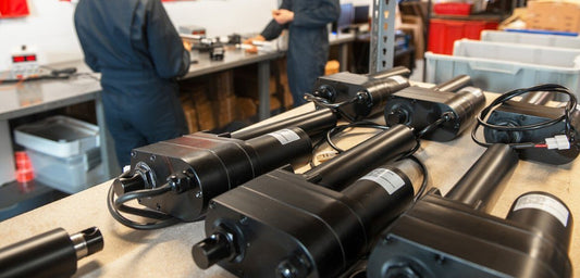 Photo of a linear actuators by Progressive Automations