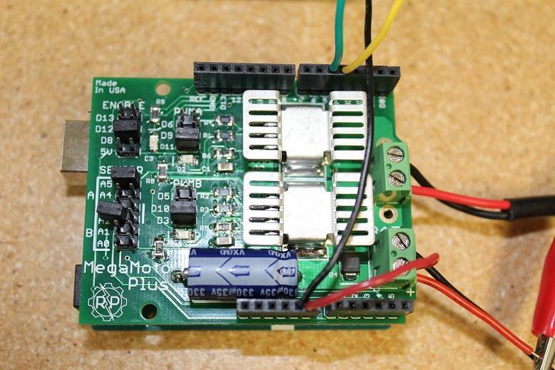 Photo of MegaMoto Plus H-bridge for Arduino Model: LC-80 by Progressive Automations