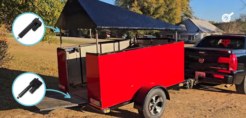 Wheelchair Trailer Project Using PA-HD1 & PA-17 Actuators