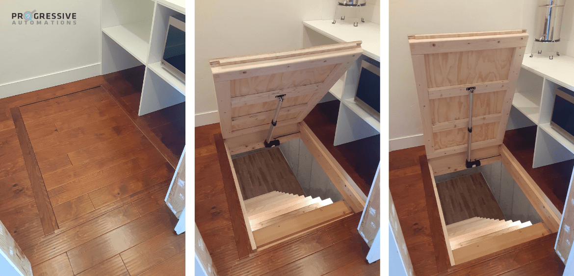 Bat Trap Door Opener With Linear