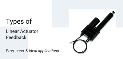 Arten von Rückmeldungen für Linearantriebe