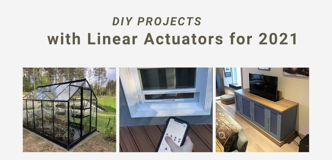 New Year, New Project: DIY Projects with Linear Actuators for 2021