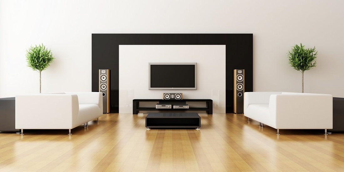 Photo of modern TV room interior