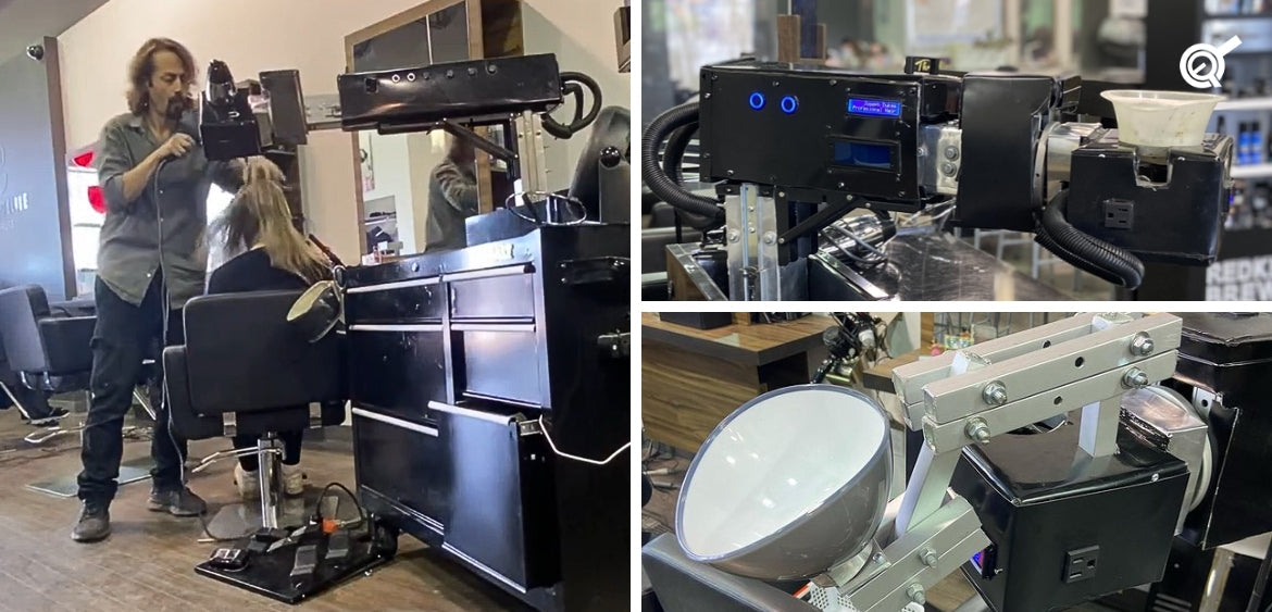 Hairdresser Robotic Arm Assistant