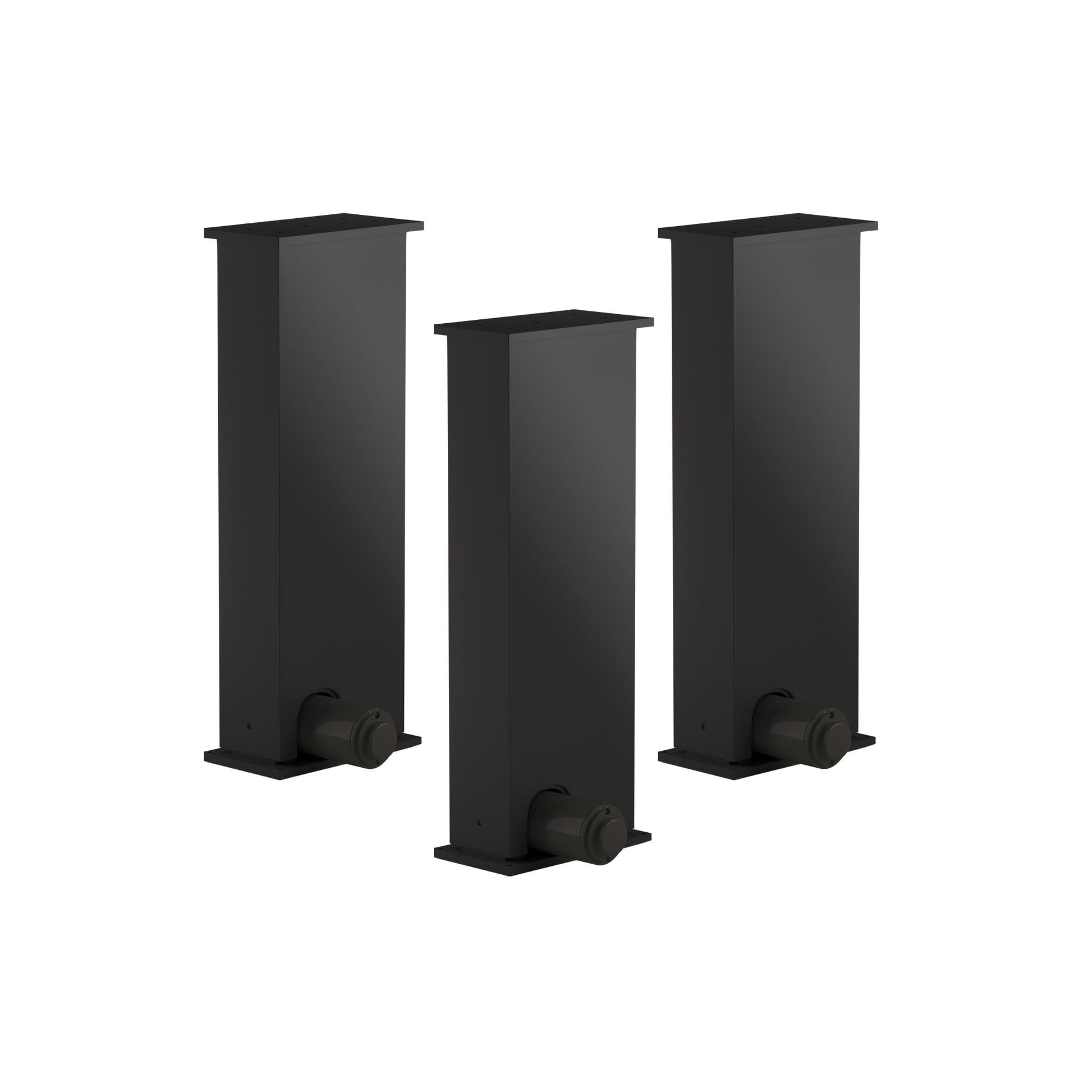 LG-07 lifting column black triple-column configuration