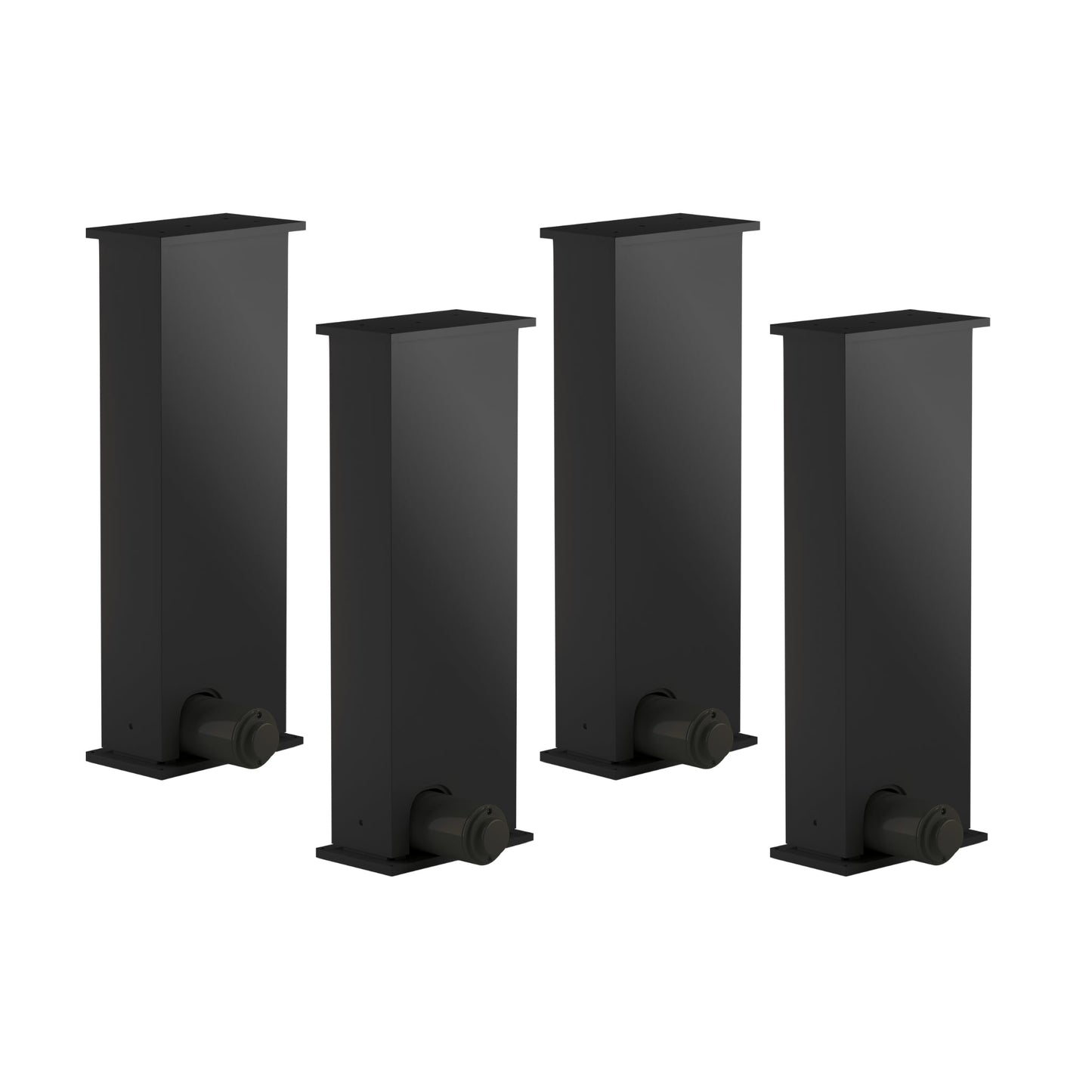 Black-4 || LG 03 power supply, black finish, four column collage