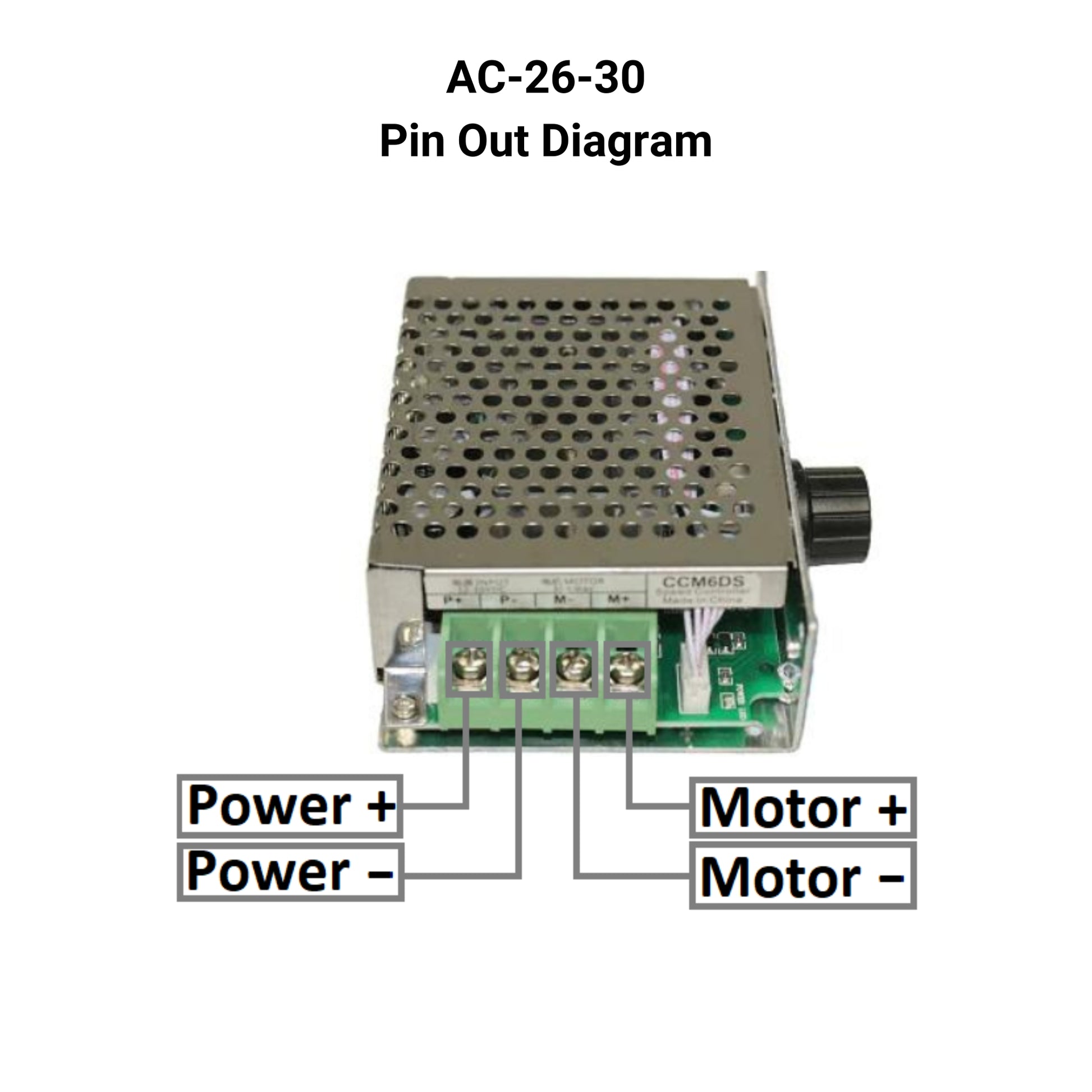 30A controller pinout diagram