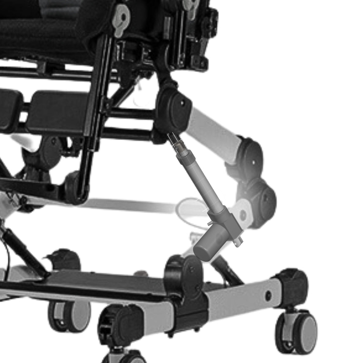 Rückenlehnen- und Kippfunktion