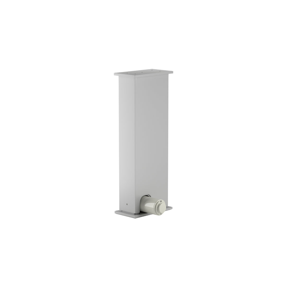Silver-1 || LG 03 power supply, silver enclosure, rear-side angle