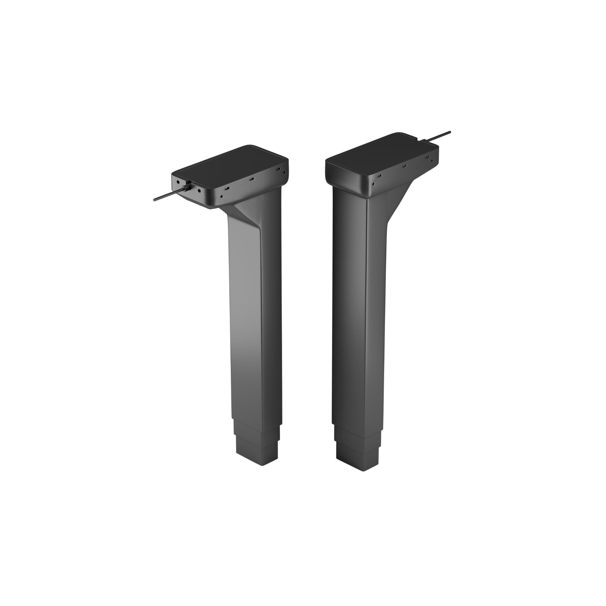 LG 02 power supply, black finish, side profile view