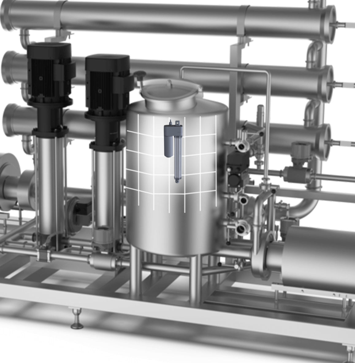 Regelung des Filtrationsdrucks