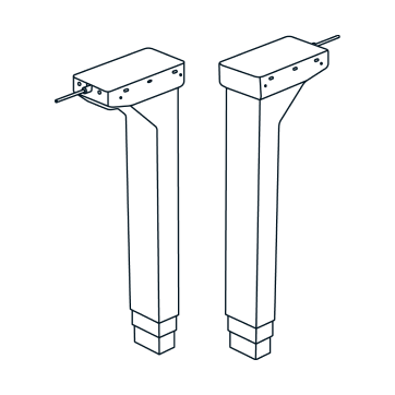 Soluciones modulares de columnas elevadoras