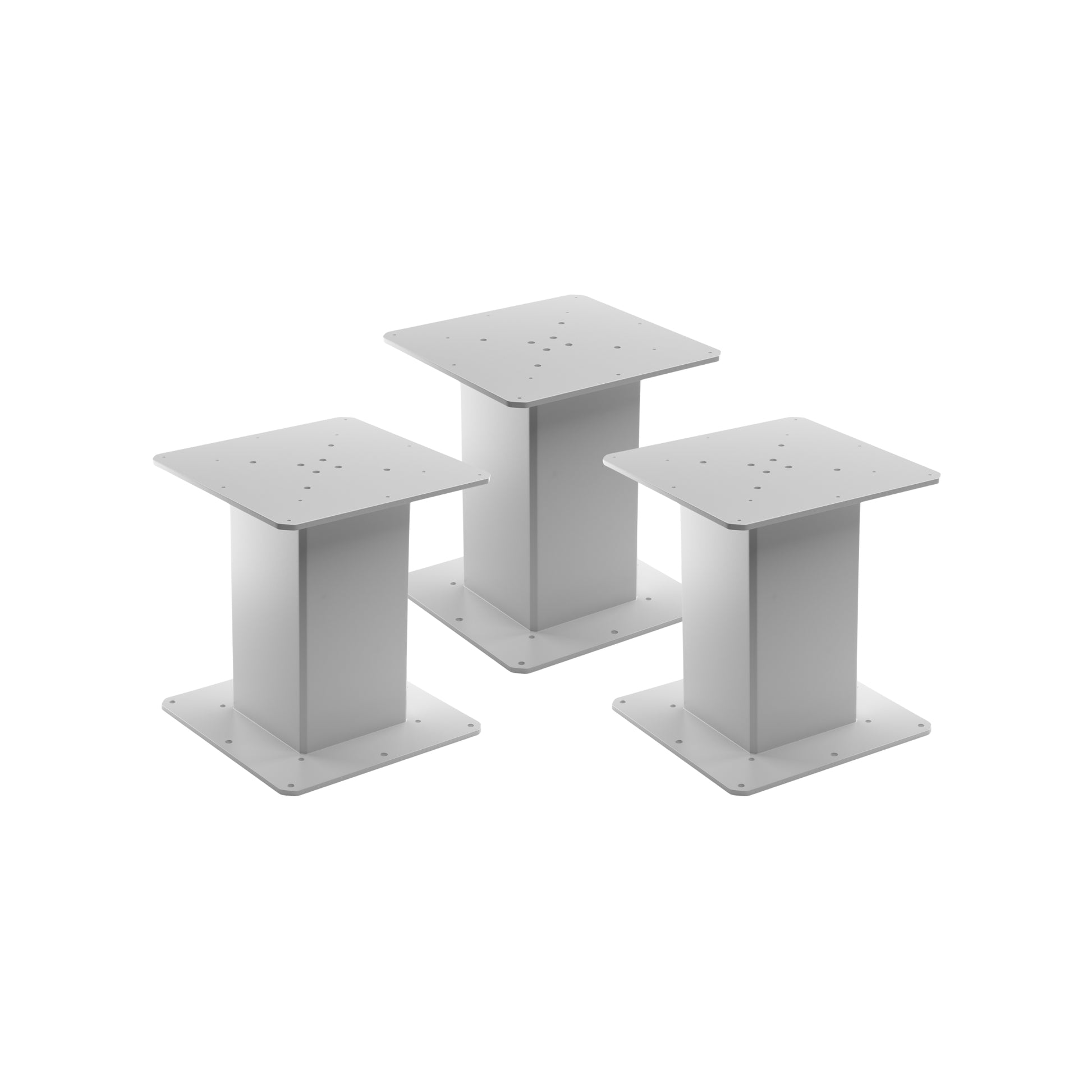 LG-11 silver lifting column three-quarter perspective