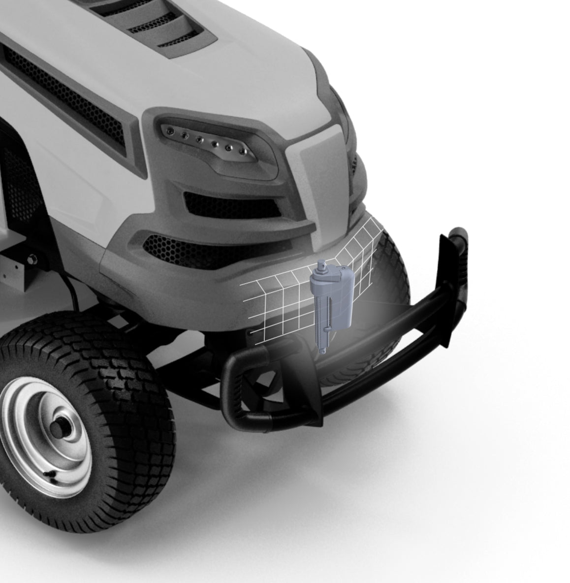 Positionierung und Einstellung der Schnitthöhe