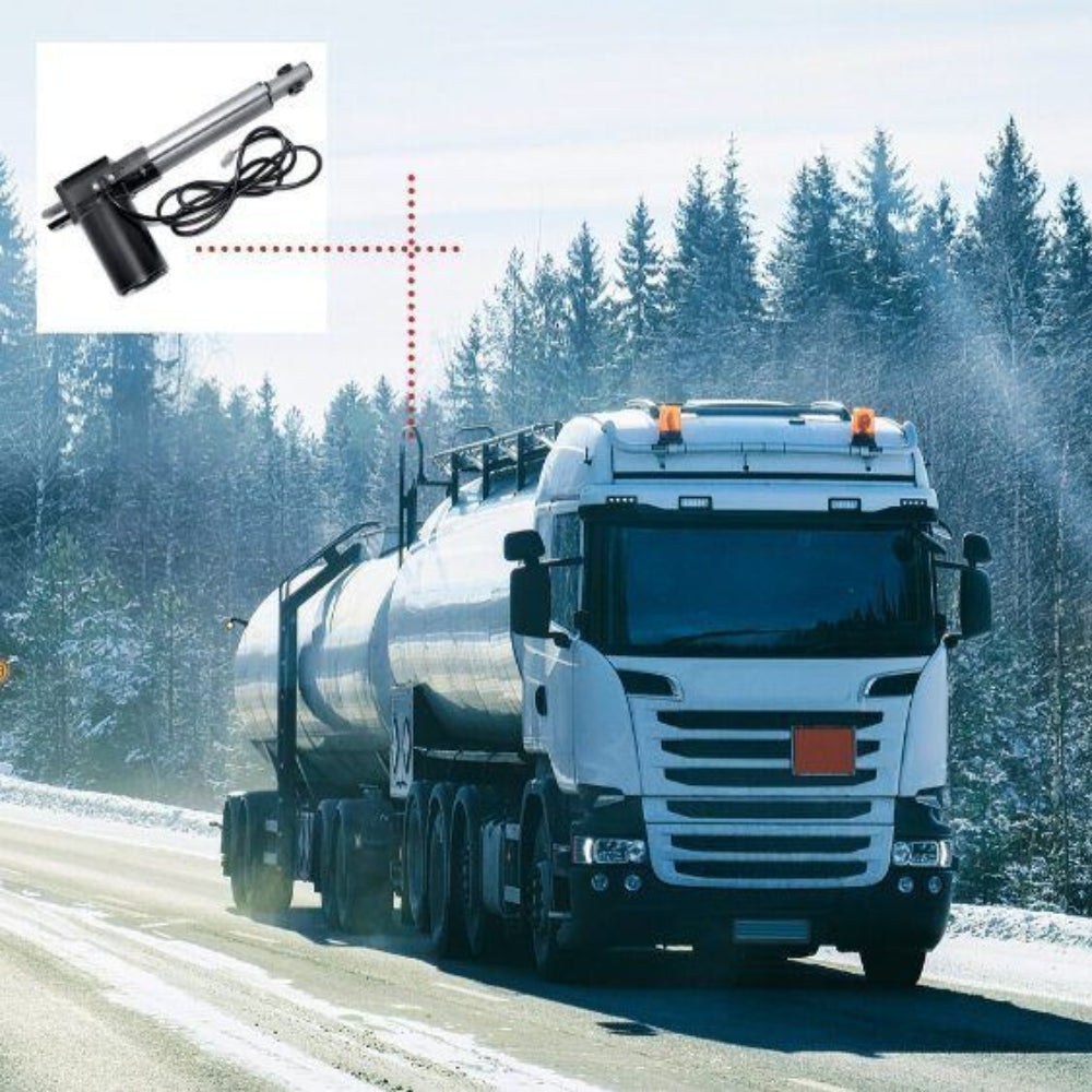 Case Study for Using Linear Actuator for Lowering Light Bars on Utility Trucks