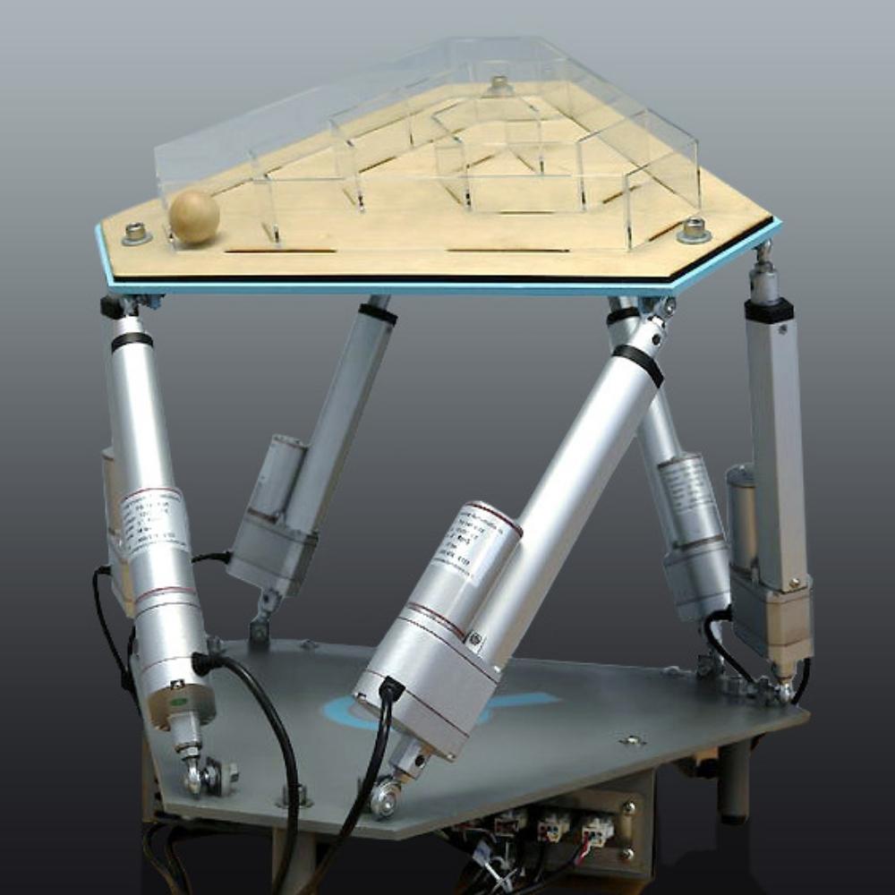 Six Axis Platform Using Linear Actuators (Stewart Platform)