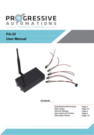 PA-35 Benutzerhandbuch