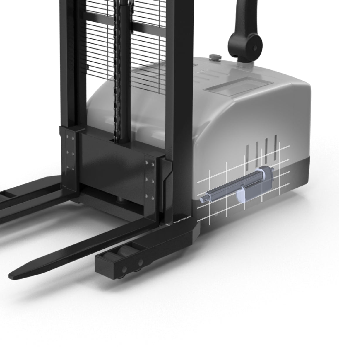 Seitliche Bewegung nach vorne