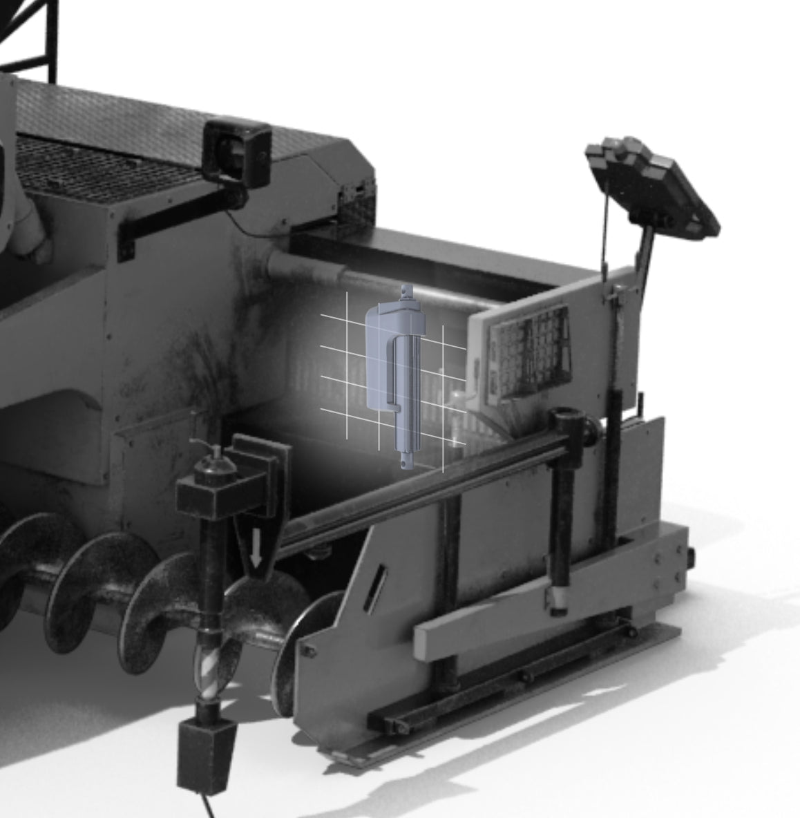 Kontrollierte Einstellung der Belagsdicke