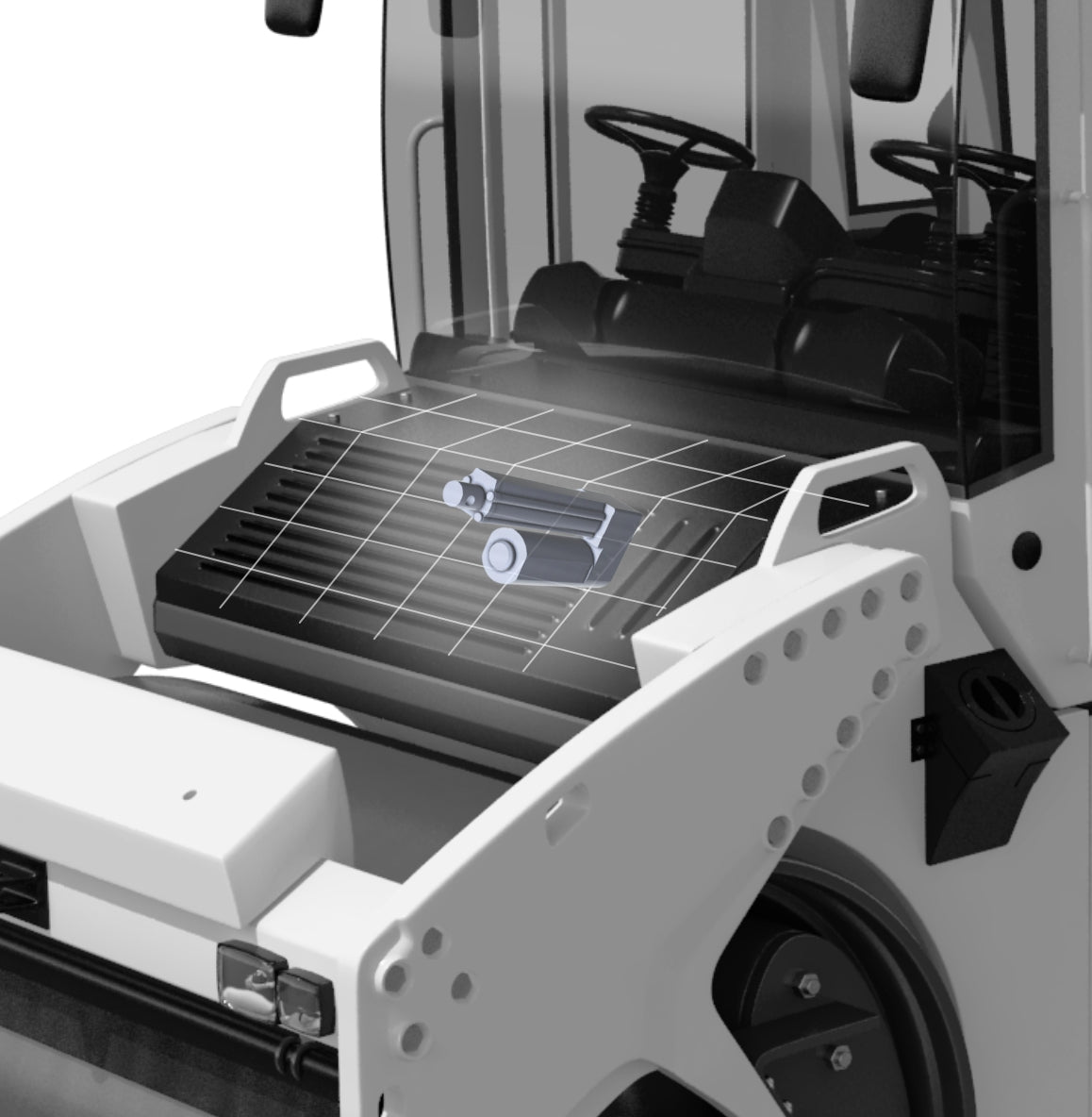 Automatisierte Haube