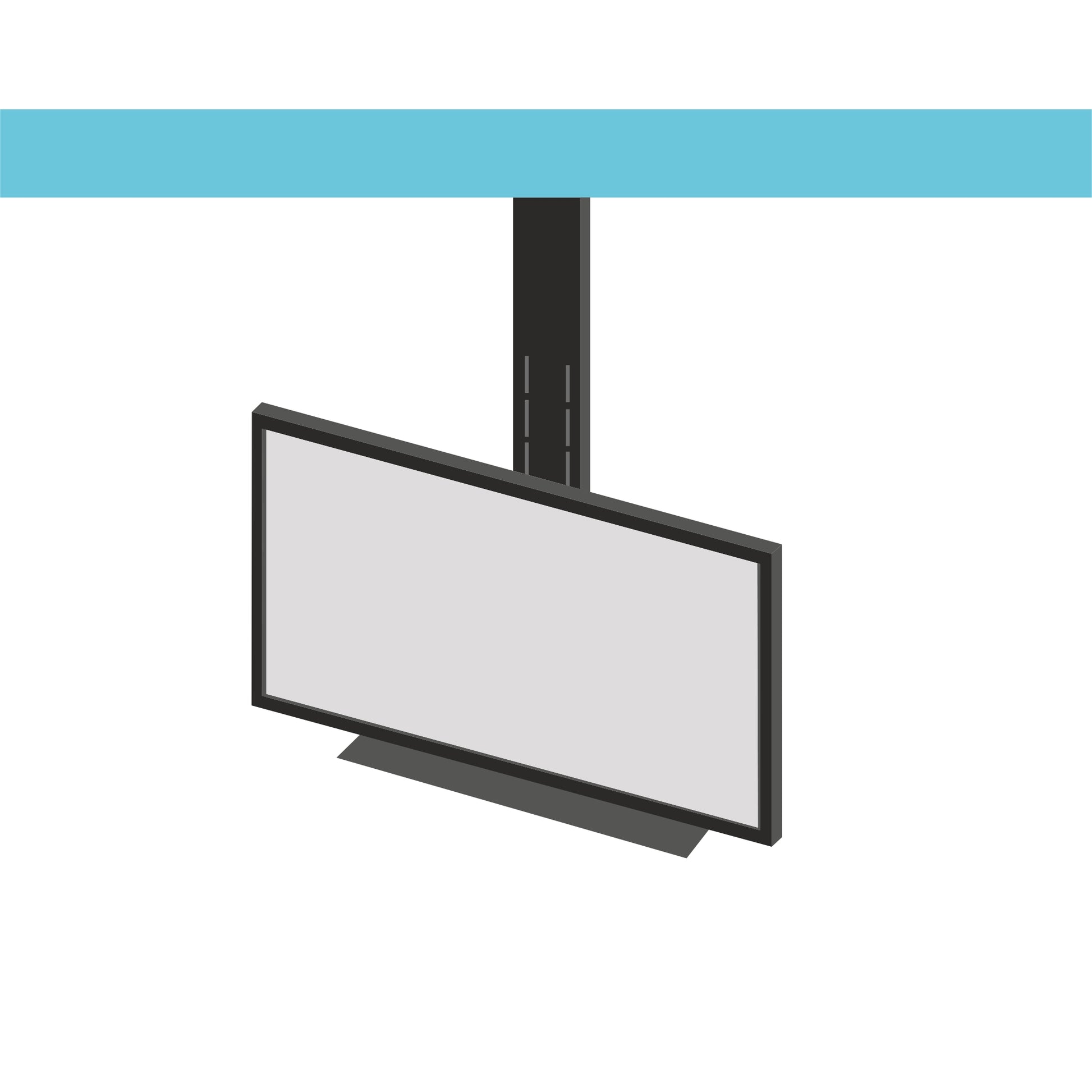 Drop Down TV Lift: Up to 75" TVs