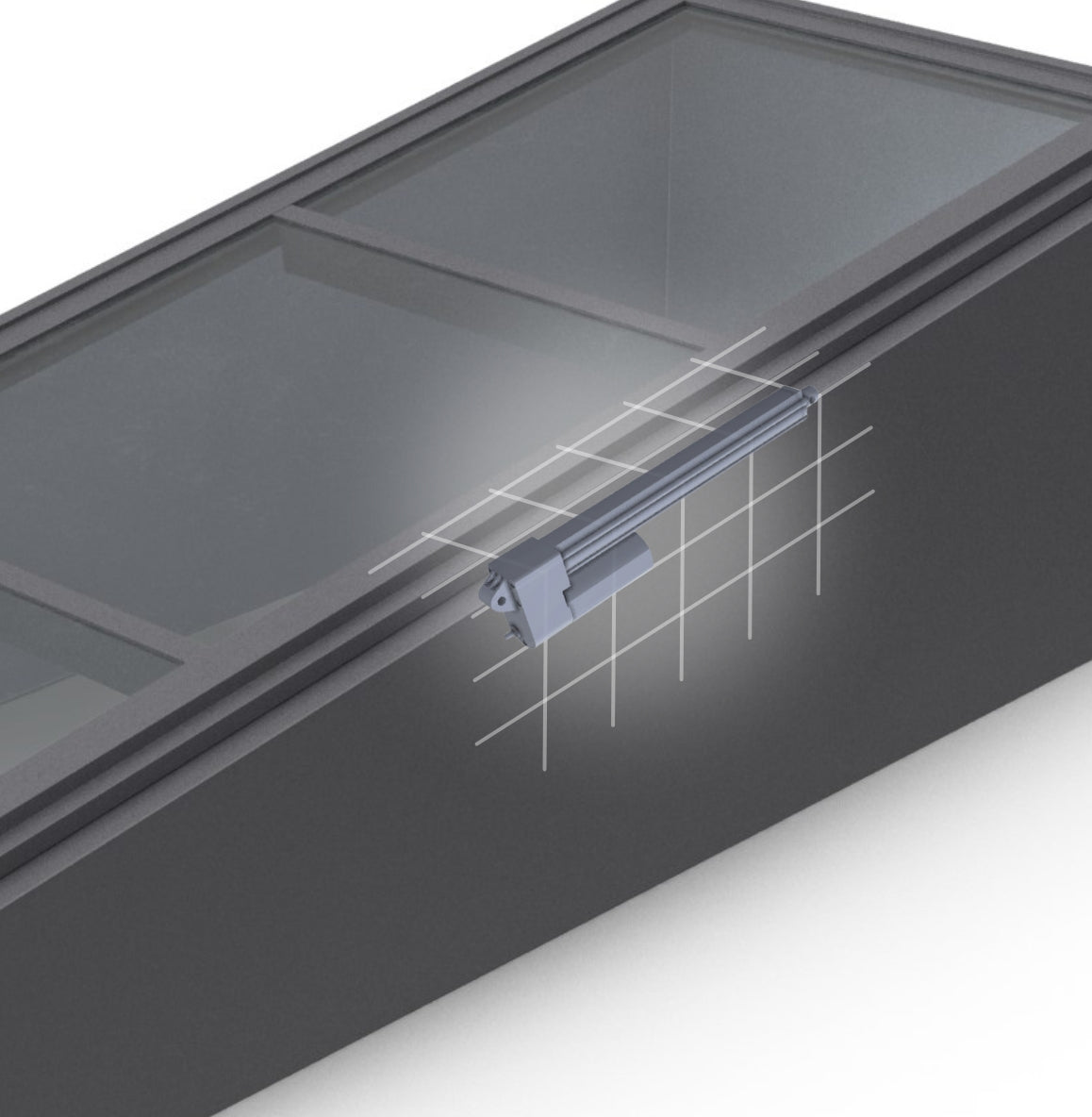 opening windows with a linear actuator