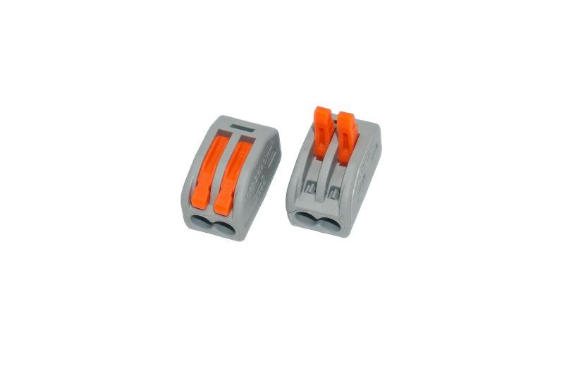 compact wire connector clamp