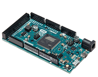 arduino control board top view
