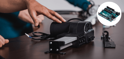 Cómo controlar un actuador lineal de pista con Arduino