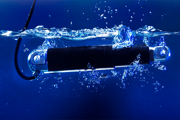 Photo of a linear actuator in water concept 
