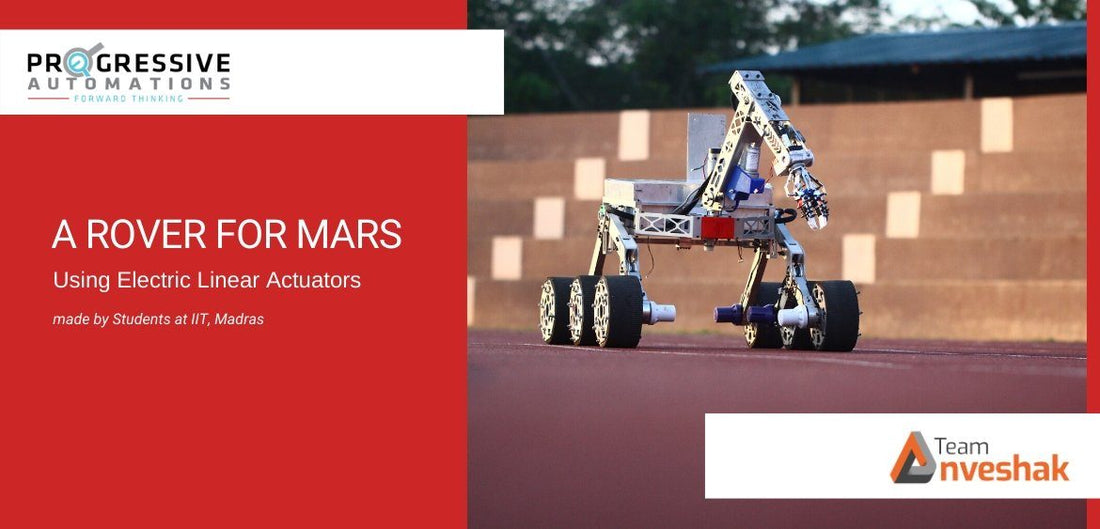 Photo of new Mars rover the "Caesar" on red fon 