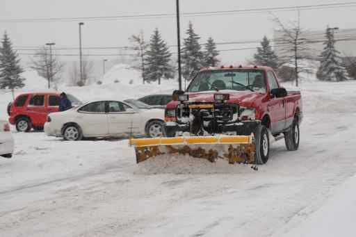 Snow Plow Actuator in Action