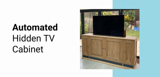 Hidden Tv In Cabinet Using Linear Actuators
