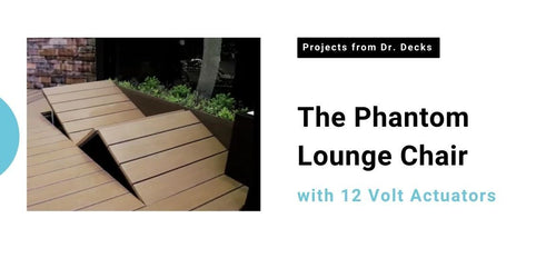 Última creación del Dr. Decks: el sillón Phantom con actuadores de 12 voltios