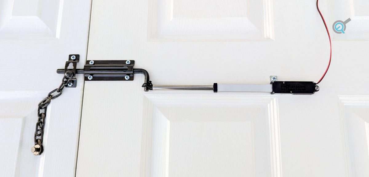 DIY Electric Sliding Bolt Latch with Micro Linear Actuator: Enhance ...