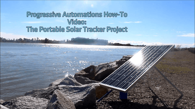 ¿Cómo construir un rastreador solar portátil?