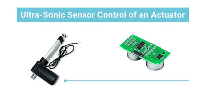 Cómo controlar su actuador usando un sensor ultrasónico