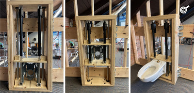 Bancada universal de testes para lavatórios da Universidade RIT