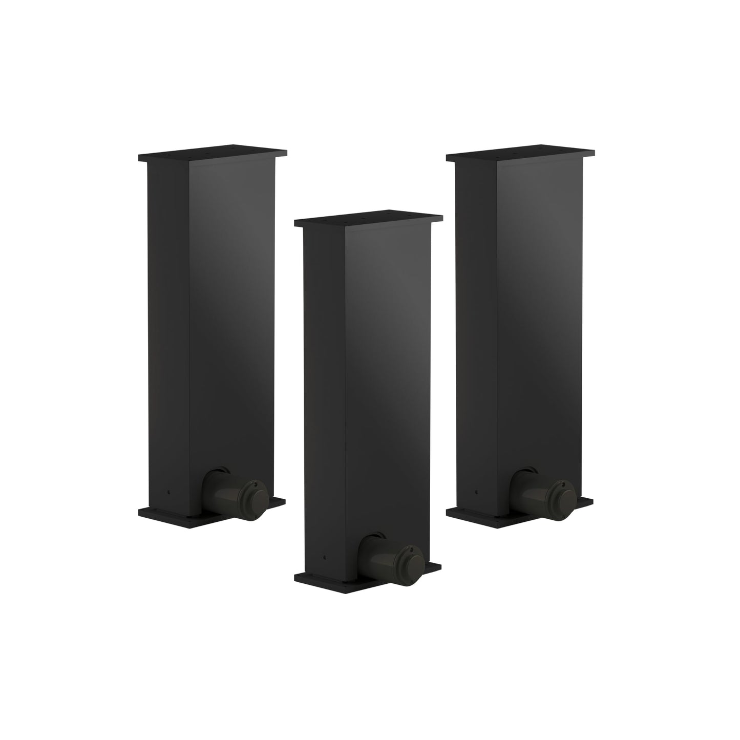 Black-3 || LG-07 lifting column black triple-column configuration