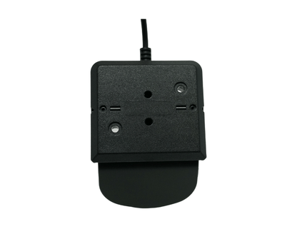 angled handheld remote controller