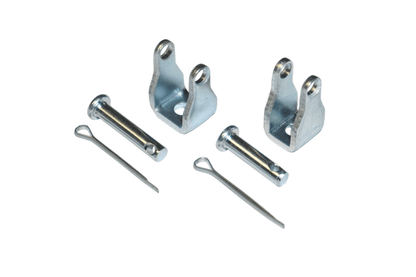 mounting brackets angled view