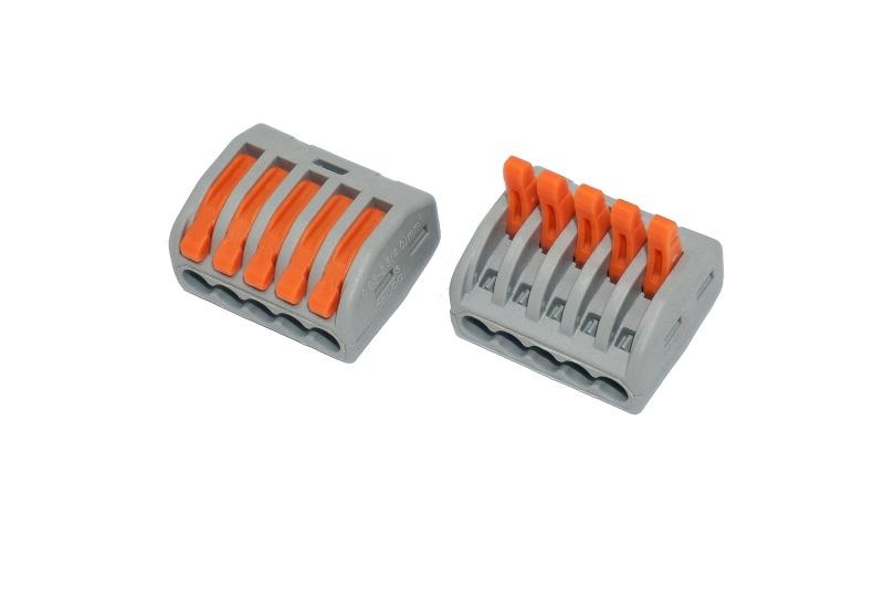 connector terminals close-up