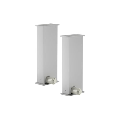 LG-12 lifting column silver front view with control box