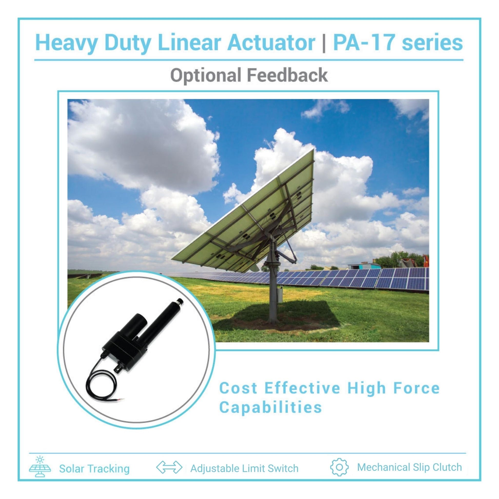 Heavy Duty Linear Actuator application options