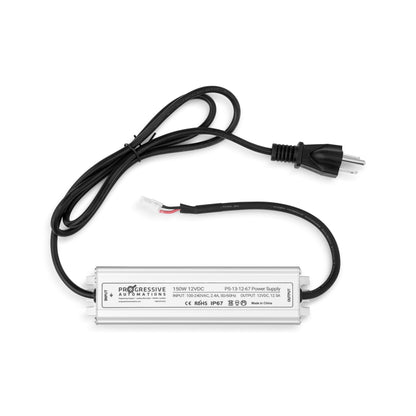 Power Supply - 100-240 VAC - 12 VDC - 12.5A - IP67 1X2 Molex Mini-Fit Jr.
