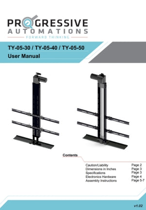 TY-05-30 / TY-05-40 / TY-05-50 User Manual