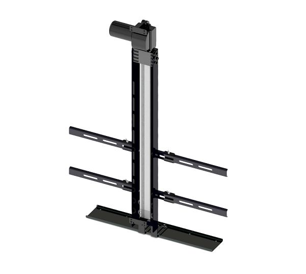 TV lift mechanism side profile