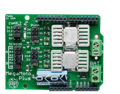 MegaMoto Plus H-bridge for Arduino